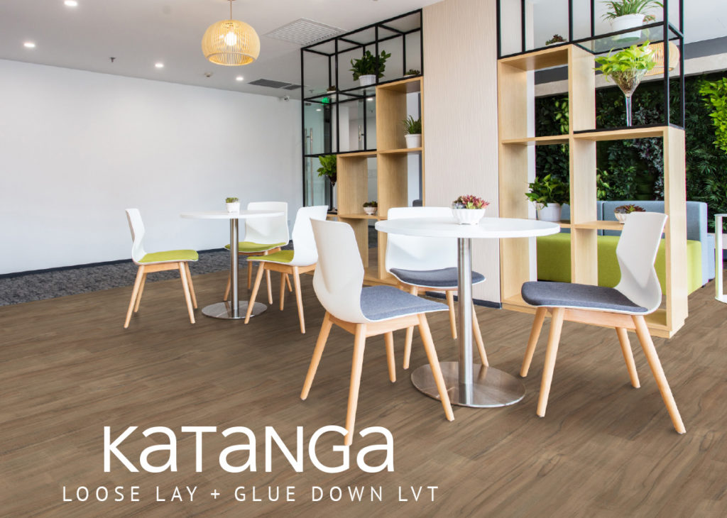 Kataga vinyl flooring in cafe